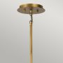 Lampa wisząca 6x60 W czarna-mosiądz QNLINARA6PBK Quintiesse Linara zdj.3