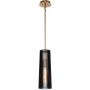 Lampa wisząca 1x60 W czarna-mosiądz QNLINARAPBK Quintiesse Linara zdj.1