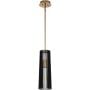 Lampa wisząca 1x60 W czarna-mosiądz QNLINARAPBK Quintiesse Linara zdj.2