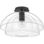 Lampa wisząca 1x60 W czarna-przezroczysta QNLOTUSPBLK Quintiesse Lotus zdj.2
