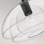 Lampa wisząca 1x60 W czarna-przezroczysta QNLOTUSPBLK Quintiesse Lotus zdj.3