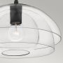 Lampa wisząca 1x60 W czarna-przezroczysta QNLOTUSPBLK Quintiesse Lotus zdj.4
