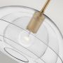 Lampa wisząca 1x60 W mosiądz-przezroczysta QNLOTUSPHBR Quintiesse Lotus zdj.3