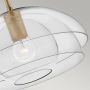 Lampa wisząca 1x60 W mosiądz-przezroczysta QNLOTUSPHBR Quintiesse Lotus zdj.4
