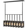 Lampa wisząca x60 W grafitowa QNLUDLOW8GR Quintiesse Ludlow zdj.1