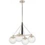 Lampa wisząca 4x60 W nikiel QNMARILYN4 Quintiesse Marilyn zdj.1