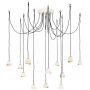 Lampa wisząca x40 W biała-złota QNNULA12P Quintiesse Nula zdj.1