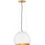 Lampa wisząca 1x100 W biała-złota QNNULA1P Quintiesse Nula zdj.1