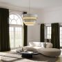 Lampa wisząca x40 W złota-szary/popielaty QNREVERIE12PCPG Quintiesse Reverie zdj.5