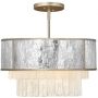 Lampa wisząca 4x40 W złota-szary/popielaty QNREVERIE4PCPG Quintiesse Reverie zdj.2