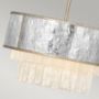 Lampa wisząca 4x40 W złota-szary/popielaty QNREVERIE4PCPG Quintiesse Reverie zdj.3
