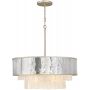 Lampa wisząca x40 W złota-szary/popielaty QNREVERIE8PCPG Quintiesse Reverie zdj.1