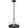 Lampa wisząca 3x60 W mosiądz QNSILAS3PDZ Quintiesse Silas zdj.1
