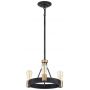 Lampa wisząca 3x60 W mosiądz QNSILAS3PDZ Quintiesse Silas zdj.2