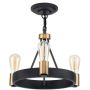 Lampa wisząca 3x60 W mosiądz QNSILAS3PDZ Quintiesse Silas zdj.4