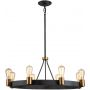 Lampa wisząca x60 W mosiądz QNSILAS8PDZ Quintiesse Silas zdj.1