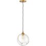 Lampa wisząca 1x60 W mosiądz-przezroczysta QNSKYE1P Quintiesse Skye zdj.1