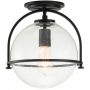 Lampa podsufitowa 1x60 W czarna-przezroczysta QNSOMERSETFCBK Quintiesse Somerset zdj.1