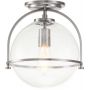 Lampa podsufitowa 1x60 W przezroczysta-nikiel QNSOMERSETFCBN Quintiesse Somerset zdj.1