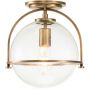 Lampa podsufitowa 1x60 W mosiądz-przezroczysta QNSOMERSETFCHB Quintiesse Somerset zdj.1
