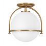 Lampa podsufitowa 1x60 W mosiądz-mleczny QNSOMERSETFOHB Quintiesse Somerset zdj.1