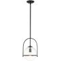 Lampa wisząca 1x60 W czarna-przezroczysta QNSOMERSETPCBK Quintiesse Somerset zdj.1