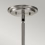 Lampa wisząca 1x60 W przezroczysta-nikiel QNSOMERSETPCBN Quintiesse Somerset zdj.3
