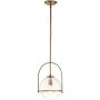 Lampa wisząca 1x60 W mosiądz-przezroczysta QNSOMERSETPCHB Quintiesse Somerset zdj.1