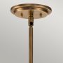Lampa wisząca 1x60 W mosiądz-przezroczysta QNSOMERSETPCHB Quintiesse Somerset zdj.2