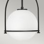 Lampa wisząca 1x60 W czarna-mleczna QNSOMERSETPOBK Quintiesse Somerset zdj.4