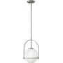 Lampa wisząca 1x60 W mleczna-nikiel QNSOMERSETPOBN Quintiesse Somerset zdj.1