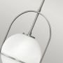 Lampa wisząca 1x60 W mleczna-nikiel QNSOMERSETPOBN Quintiesse Somerset zdj.3