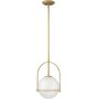 Lampa wisząca 1x60 W mosiądz-mleczna QNSOMERSETPOHB Quintiesse Somerset zdj.1