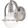 Kinkiet 1x60 W przezroczysty-nikiel QNSOMERSET1CBN Quintiesse Somerset zdj.1
