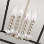 Lampa wisząca 4x60 W czarna-nikiel QNSTINSON4PLBK Quintiesse Stinson zdj.3
