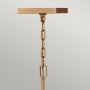 Lampa wisząca 4x60 W czarna-mosiądz QNSTINSON4PLDBR Quintiesse Stinson zdj.2