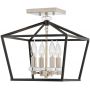 Lampa wisząca 4x60 W czarna-nikiel QNSTINSON4PMBK Quintiesse Stinson zdj.2
