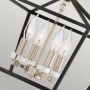 Lampa wisząca 4x60 W czarna-nikiel QNSTINSON4PMBK Quintiesse Stinson zdj.3