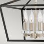 Lampa wisząca 4x60 W czarna-nikiel QNSTINSON4PMBK Quintiesse Stinson zdj.4
