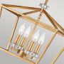 Lampa wisząca 4x60 W czarna-mosiądz QNSTINSON4PMDBR Quintiesse Stinson zdj.4