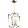 Lampa wisząca 3x40 W złota QNTHAYER3PADB Quintiesse Thayer zdj.1