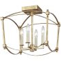 Lampa podsufitowa 4x40 W złota QNTHAYERSFADB Quintiesse Thayer zdj.1