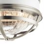 Lampa podsufitowa 2x40 W biała-nikiel QNTOLLISFBN Quintiesse Tollis zdj.2
