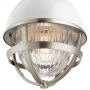 Lampa wisząca 1x40 W biała-nikiel QNTOLLISMPBN Quintiesse Tollis zdj.2