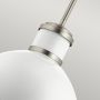 Lampa wisząca 1x40 W biała-nikiel QNTOLLISPBN Quintiesse Tollis zdj.3