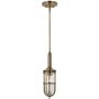 Lampa wisząca 1x60 W mosiądz-przezroczysta QNURBANRESTMP Quintiesse Urban Restoration zdj.1