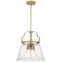 Lampa wisząca 3x60 W mosiądz-przezroczysta QNWIMBERLEYPWS Quintiesse Wimberley zdj.1