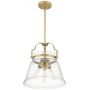 Lampa wisząca 3x60 W mosiądz-przezroczysta QNWIMBERLEYPWS Quintiesse Wimberley zdj.3