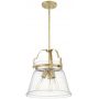 Lampa wisząca 3x60 W mosiądz-przezroczysta QNWIMBERLEYPWS Quintiesse Wimberley zdj.4