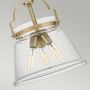 Lampa wisząca 3x60 W mosiądz-przezroczysta QNWIMBERLEYPWS Quintiesse Wimberley zdj.5